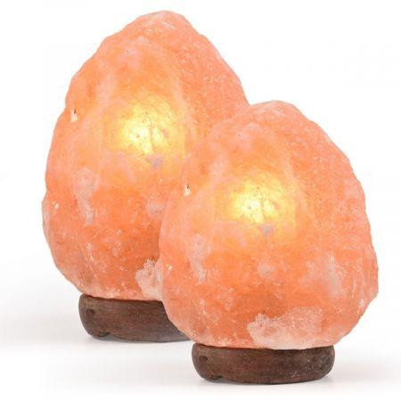 1-2 kg Himalayan Salt Lamp Rock Crystal Natural Light Dimmer Switch Cord Globes