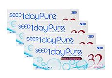 1 Day Pure Moisture 4-Boxes [Daily Contact Lenses] SEED - 128 Pack