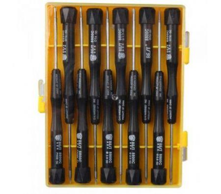 10 in 1 Precision Screwdriver Disassemble Repair Tools Kit for iPhone Mobile Phone Laptop BEST-8800C