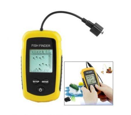100M Portable Sonar Fish/Depth Finder Alarm Transducer Fishfinder Alarm Fishing