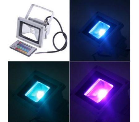 10W RGB LED Flood Light Waterproof Landscape Lamp