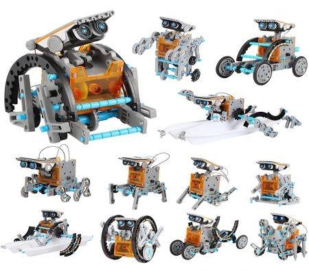 12-in-1 STEM Solar Robot Kit Toys Gifts  Educational Building Science Experiment Set Gifts for Kids Boys Girls