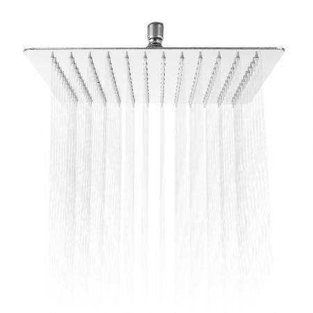 12 inch High Pressure Ultra Thin 201 Stainless Steel Square Rain Shower Head