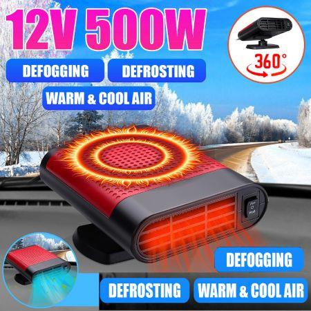 12V 150W Car Auto Heater Air Purifier Cooler Dryer Demister Defroster 2 in 1 Hot Warm Fan Truck Van