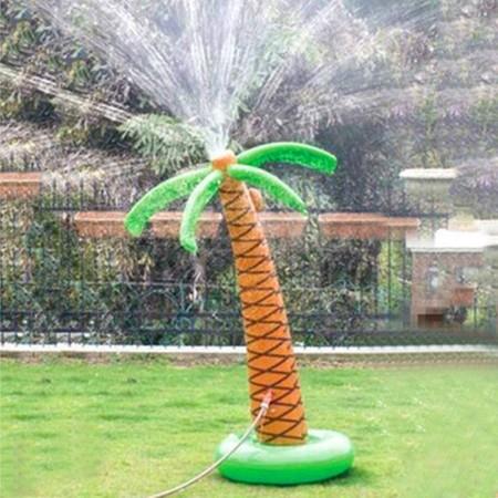 155cm Inflatable Palm Tree Sprinkler Outdoor Party Sprinkler Water Toys for Boys Girls