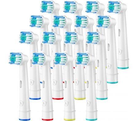 16Packs Oral B Braun Compatible Replacement Brush Heads