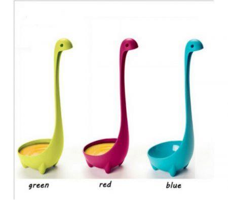 1Pcs Lovely Nessie Soup Ladle Blue