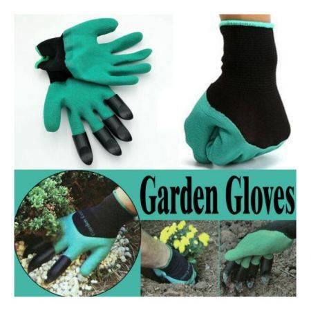 2 pairs Breathable Garden Household Gloves Waterproof Non-Slip Beach Protective For Digging