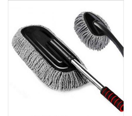 2 Pcs/Set Car Cleaning Brush Microfiber Window Windshield Dust Cleaner