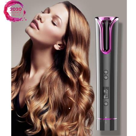 2020 Exclusive Cordless Automatic Hair Curlers Rollers Ceramic Barrel TYPE-C 4800mAh