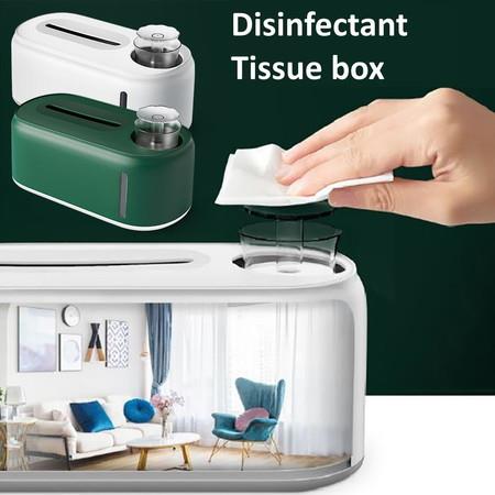 2020 NEW Tissue Holder with Small Water Pump Color White