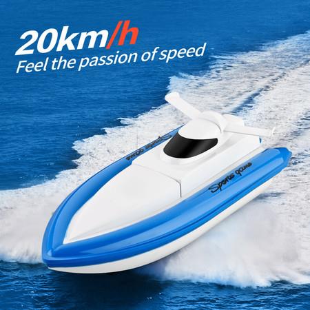 2021 Newest High Speed RC Boat Remote Control Race Boat 4 Channels 2.4G Waterproof Rc Ship Children Toys For Pools Lakes