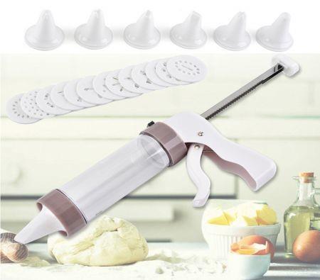 20Pcs Cookie Press Making Gun Biscuits Cake Mold Set Cookie Press Make Machine