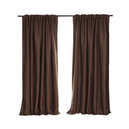 2X Blockout Curtains Curtain Blackout Bedroom 180cm x 230cm Stone