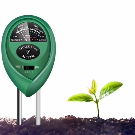 3-in-1 Soil Tester pH Moisture Meter Plant Water Light Tester Testing Kits for Garden Plants