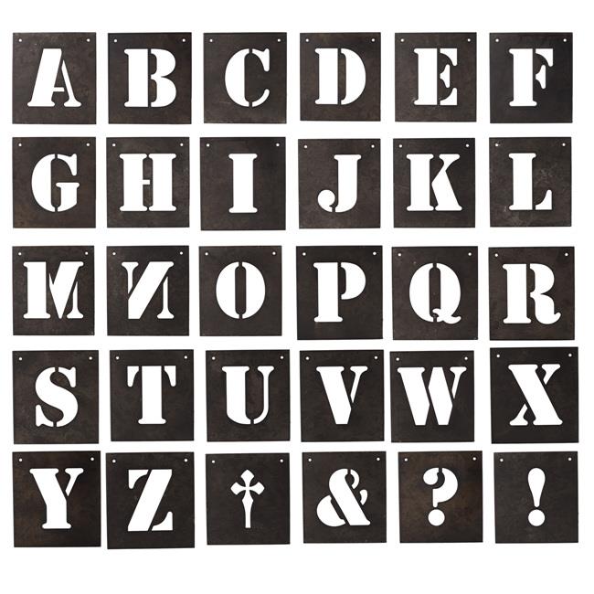 30 Letter Wall Art