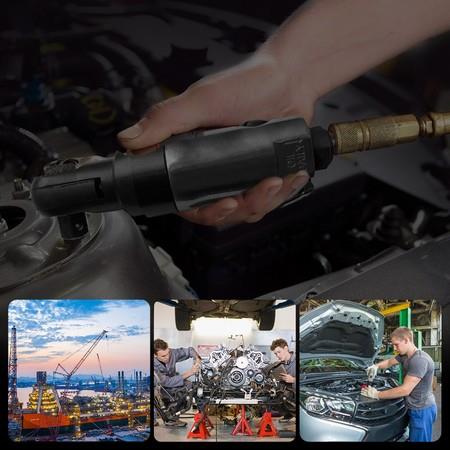 3/8 inch Square Drive Straight Shank Tire Air Ratchet Wrench