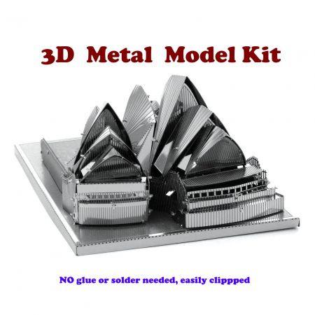 3D DIY Metal Model Kit Sydney Opera House