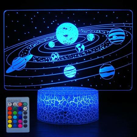 3D Powered USB Table Lamp Visual Illusion universe