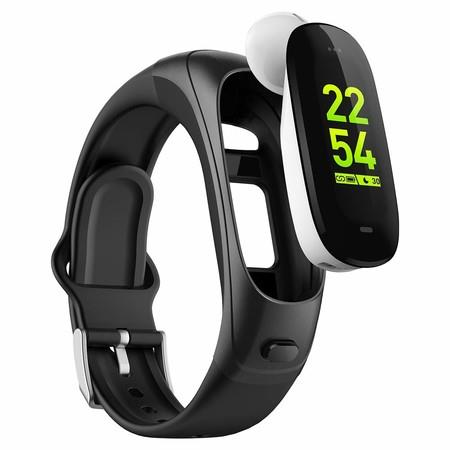 3in1 Smart watch Bluetooth 5.0 Earbuds +24/7 Heart Rate Blood Pressure Health Monitor+6 Sports Modes Tracker
