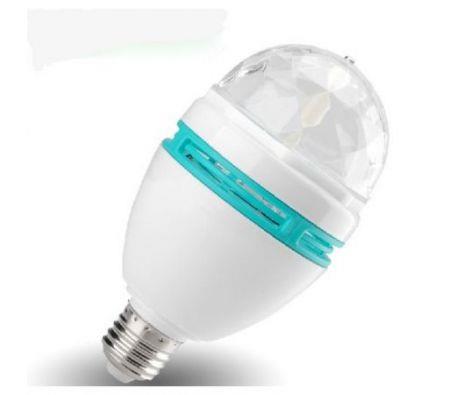 3W E27 RGB Colors LED Light Bulb Party Light