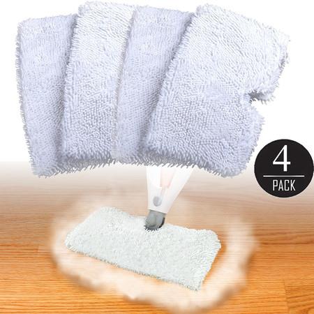 4-pack Shark Microfiber Mop Pads, Replacement for Shark Steam Mop Pads S3501 S3550 S3601 S3901