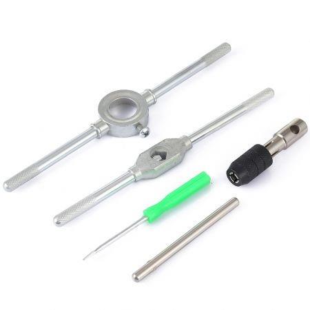 40pcs Adjustable Metric Tap Die Wrench Tool with Plastic Case