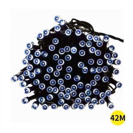 42M 400LED String Solar Powered Fairy Lights Garden Christmas D?cor Cool White