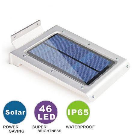 46 LED Solar Power Motion Sensor Security Lamp Outdoor Waterproof Light