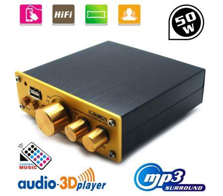50W Digital Power Hifi Amplifier With Stereo 2.1