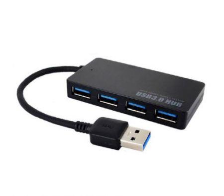 5Gbps Speed 4-Port USB 3.0 Portable Compact Hub Adapter For PC Laptop