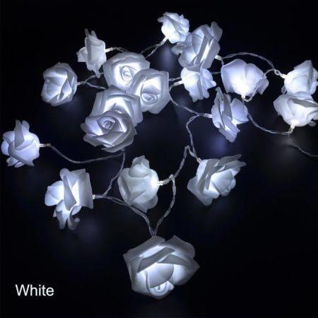 5M 50 LED Novelty Rose Flower Fairy String Holiday Light