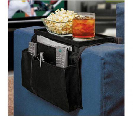6 Pockets Sofa Handrail Couch Organizer Holder Bag