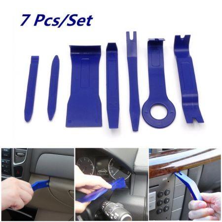 7Pcs Auto Car Dash Trim Door Audio Stereo Gps Install & Removal Pro Open Tools
