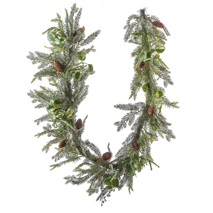 Abrielle Delux Pinecone Garland
