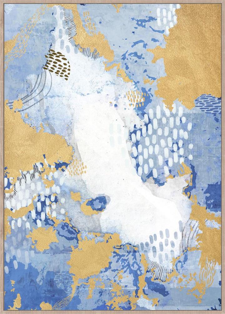 Abstract Ocean Wall Art - 100x140cm