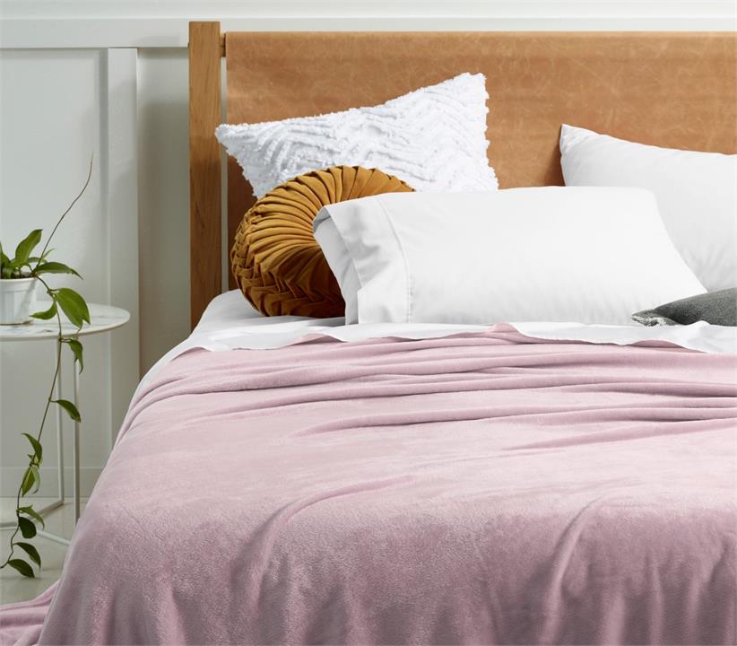Accessorize Blush Super Soft Blanket