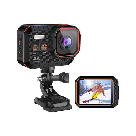 Action Camera 4K 16MP WiFi Sports Camera IPX8 33FT Waterproof Camera 170� Wide Angle Underwater Camera with Remote Control