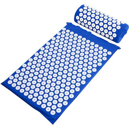 Acupressure Mat and Pillow Set for Back/Neck Pain Relief and Muscle Relaxation