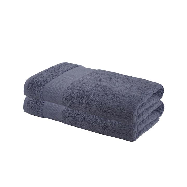 Adana 2 Pack Bath Towel Blue