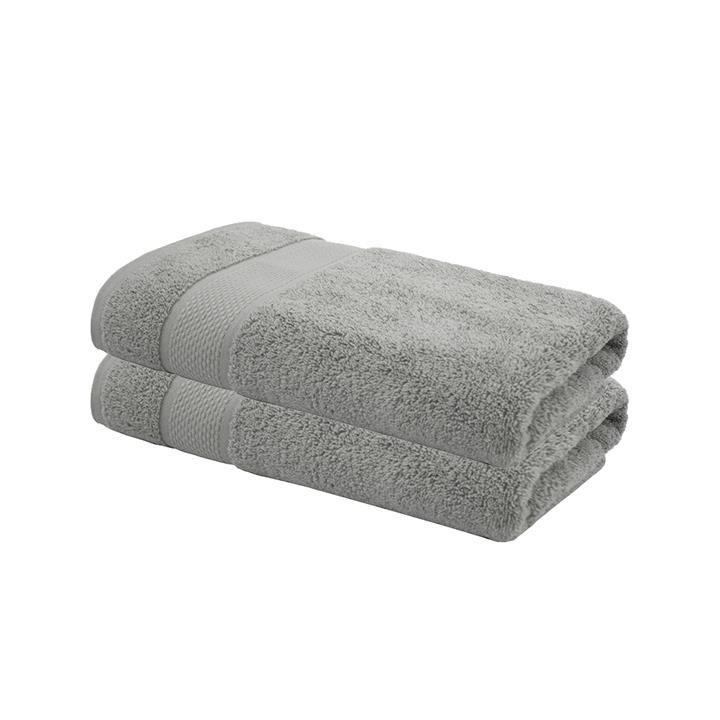 Adana 2 Pack Bath Towel Grey