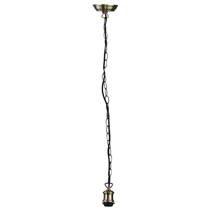 Albany Chain & Cloth Suspension Ant Brass