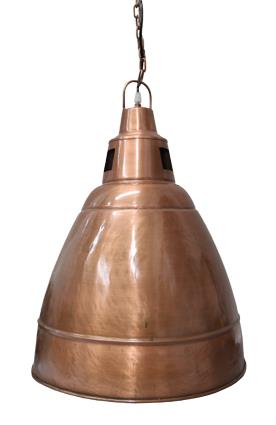 Alexia Iron Lamp Copper Finish