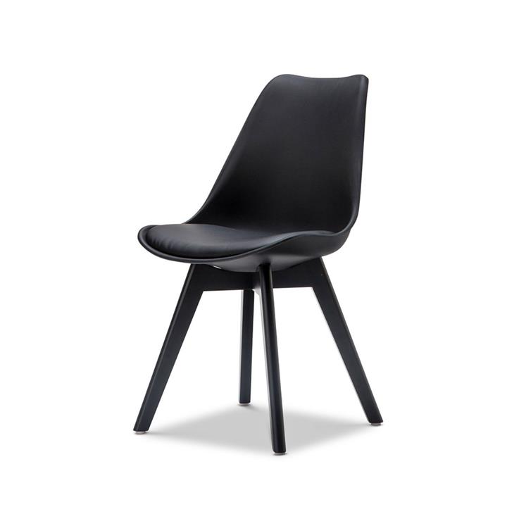 All Black Morris Dining Chair - Set of 2