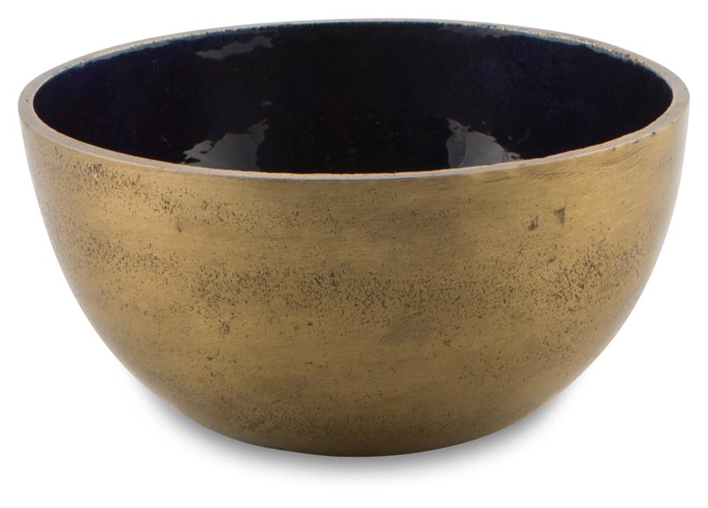 Aluminium and  Enamel 17cm Round Bowl Small