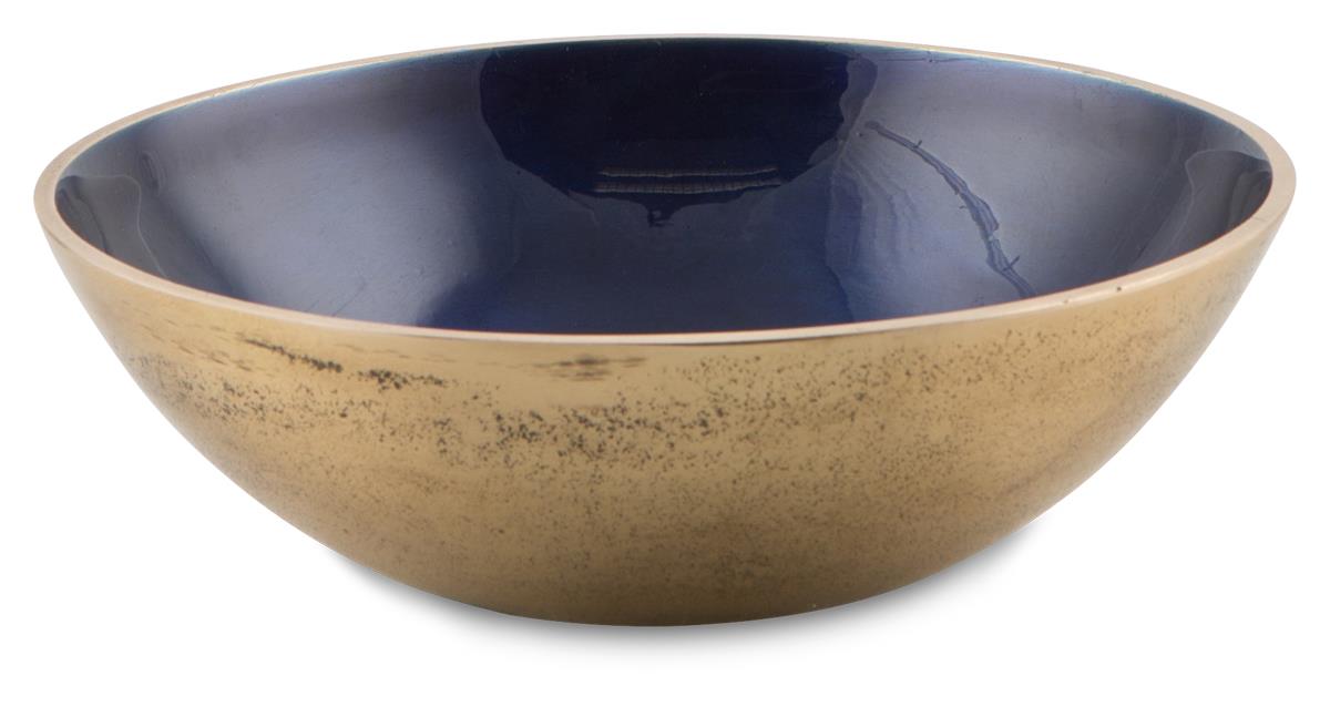 Aluminium and  Enamel 25cm Round Bowl Medium
