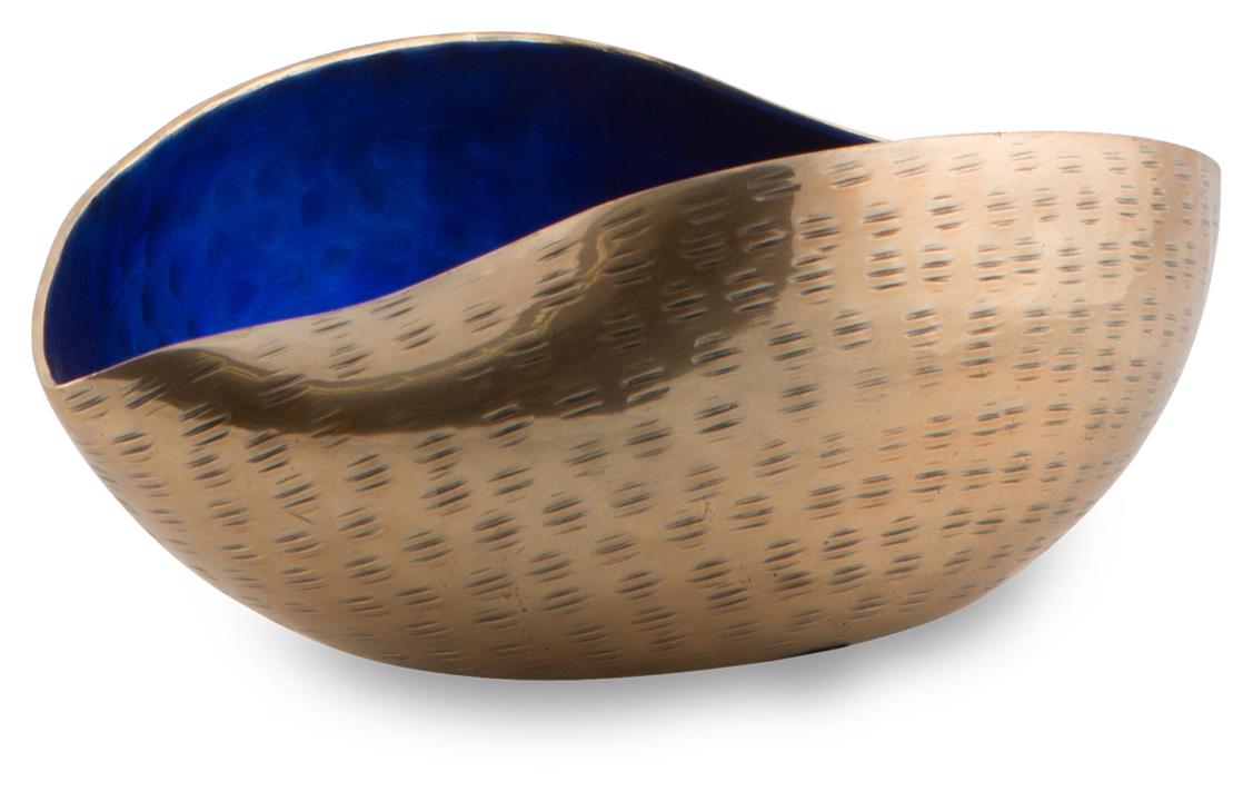 Aluminium and Enamel Cone Bowl Large