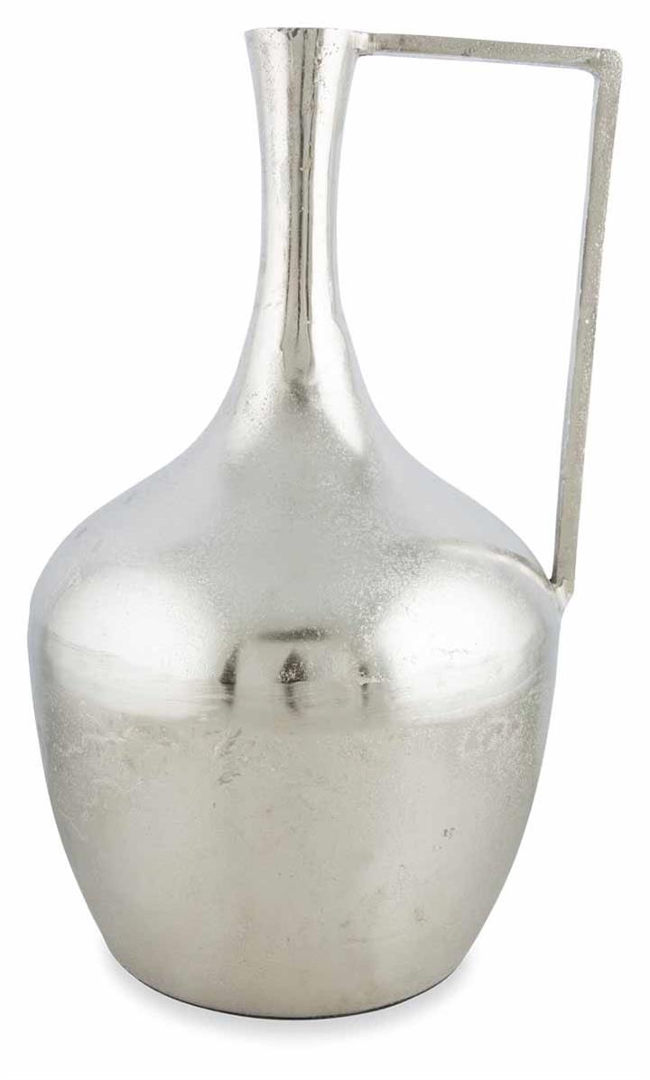 Aluminium Long Neck Vase with Handle Small
