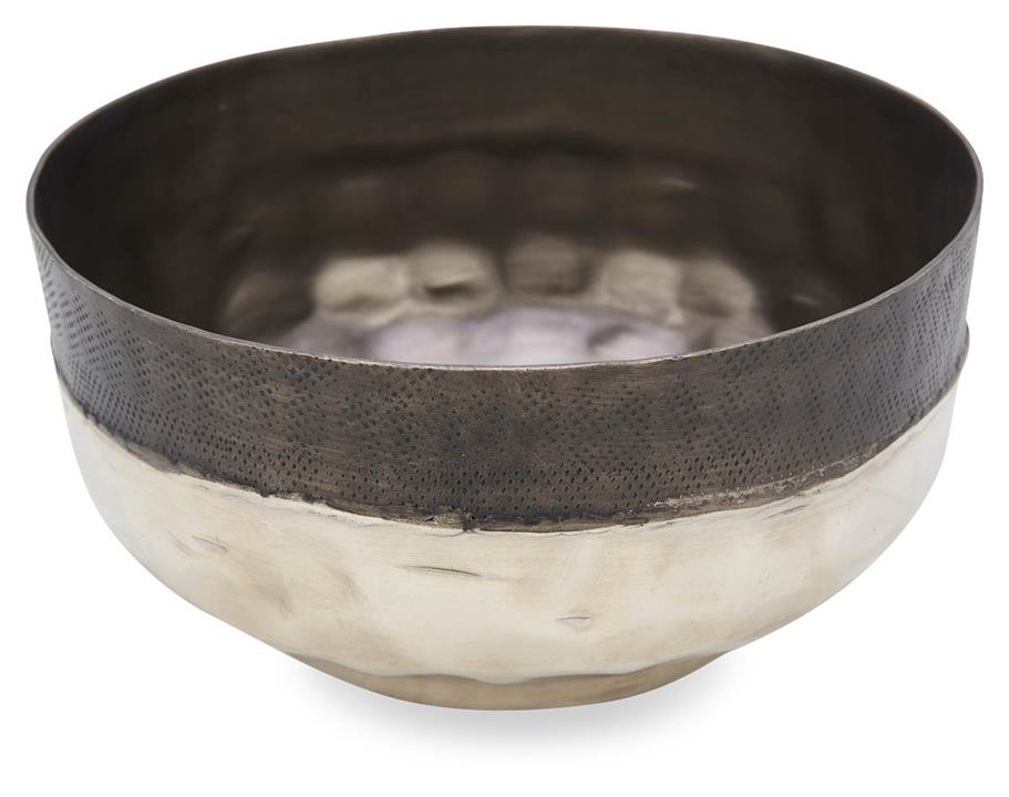 Aluminium Welding Round Curved Bowl Medium - Graphite/Silver