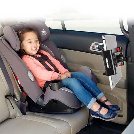 Aluminum Back Seat Headrest Tablet Phone Car Holder Stand For 5-13 Inch iPhone iPad Air Mini 2 3 4 Pro 12.9 Support Mount